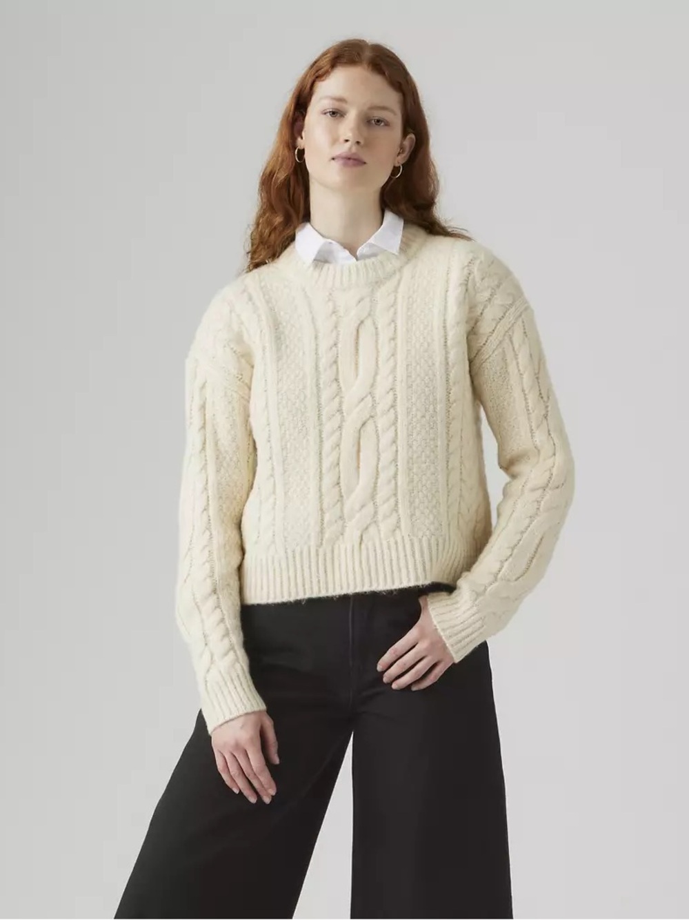 Levi’s Ines Cable Sweater - Picture 2 of 5